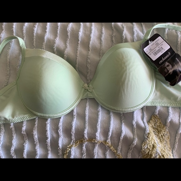 Brand NWT Lt lime green 36C Enchanted Seamless Bra - Picture 3 of 4